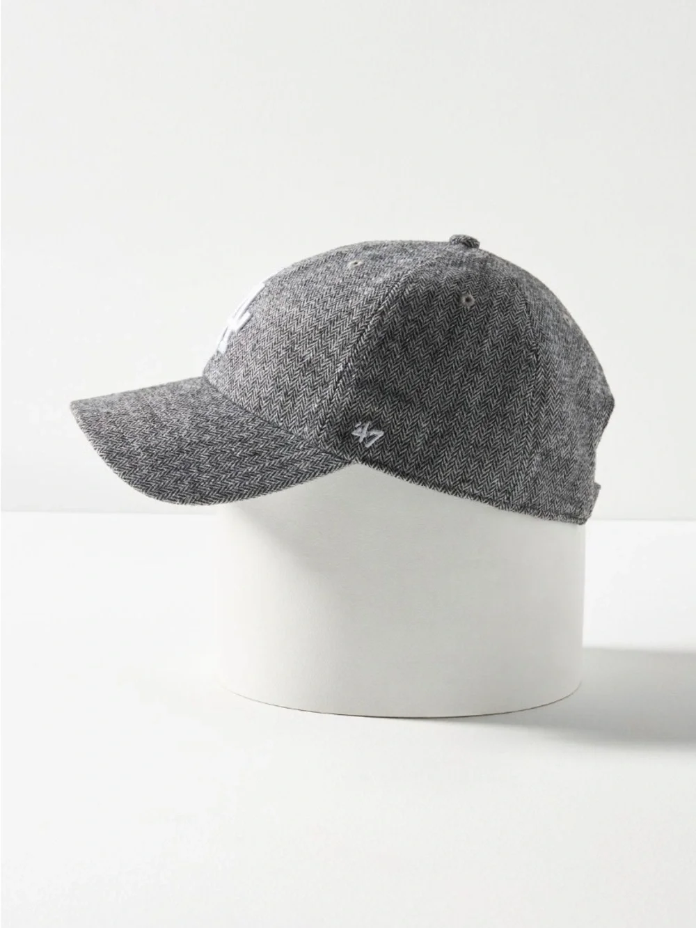 Anthropologie LA Dodgers Herringbone Baseball Cap - Navy/White